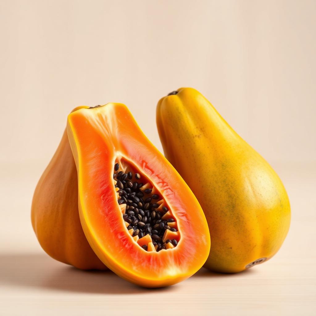 Papayes fraîches de Guinée
