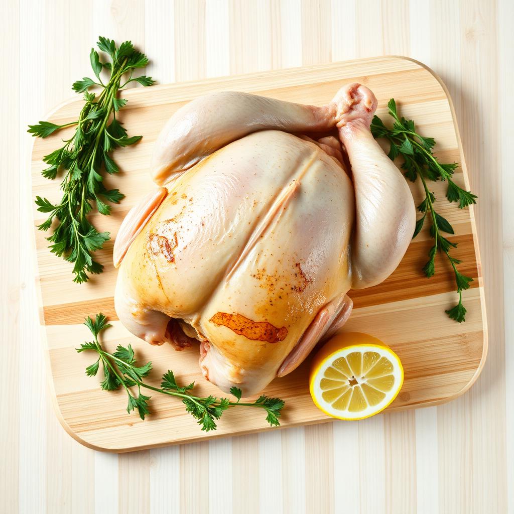 Poulet fermier frais